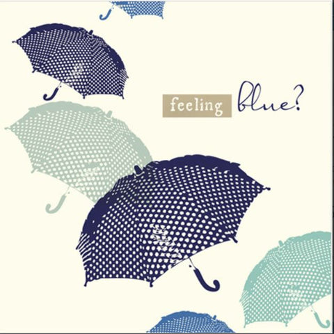 Feeling Blue Greeting Card from Flamingo