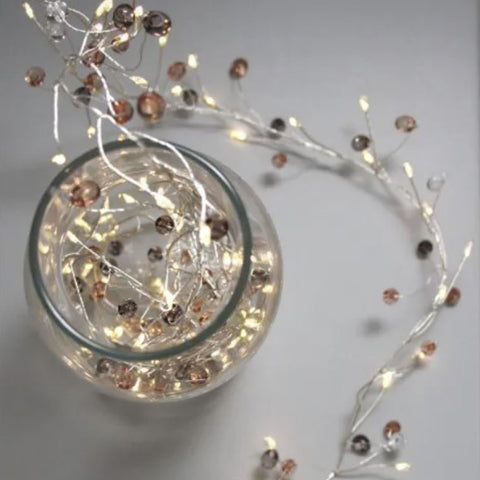 Coco Cluster Decorative LED Battery Powered Light Chain