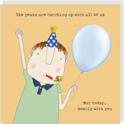 The Years Boy Birthday Greeting Card from Rosie Made a Thing