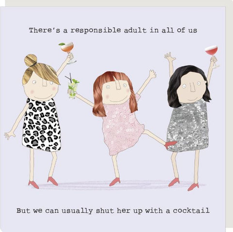 Responsible Girl Greeting Card