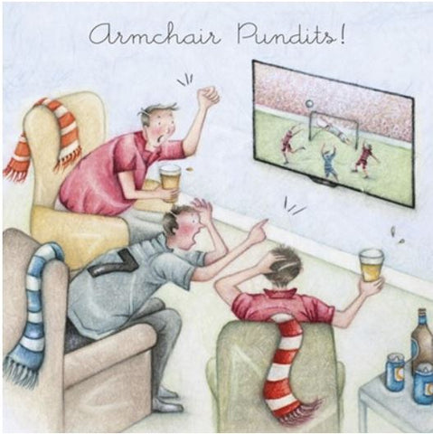 Armchair Pundits Greeting Card from Berni Parker