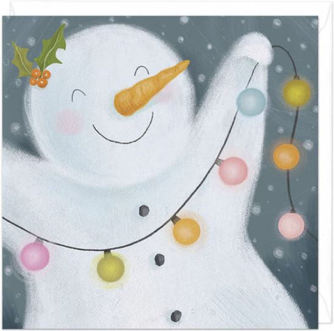 Snow Lights Christmas Card
