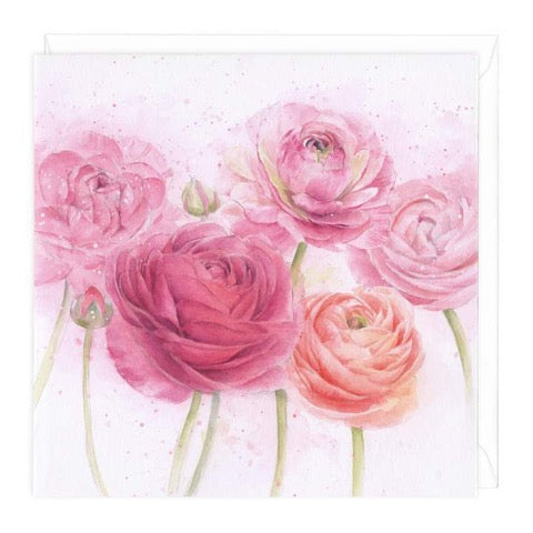 Ranunculus Greeting Card