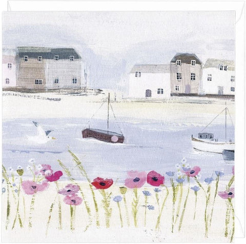 Harbour Poppies Greeting Card
